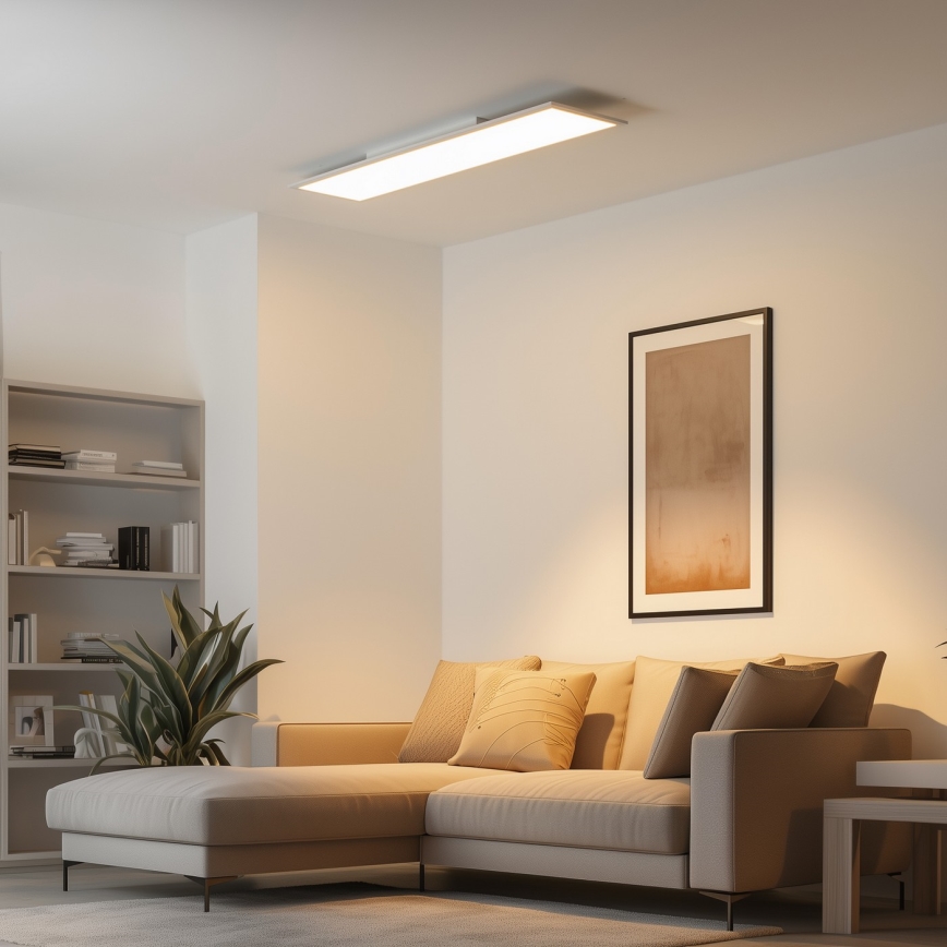 Eglo 79328 - LED Plafonjera SALOBRENA-RW LED/34W/230V 2700/4000K 120x30 cm bela