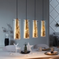 Eglo 79344 - Luster na sajli PINTO GOLD 4xE27/40W/230V zlatna