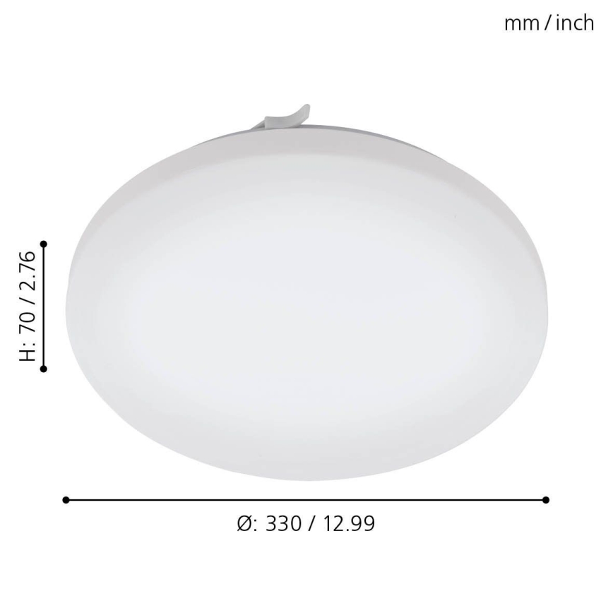 Eglo 79523 - LED Plafonjera za kupatilo TUSCOLA LED/14,6W/230V IP44