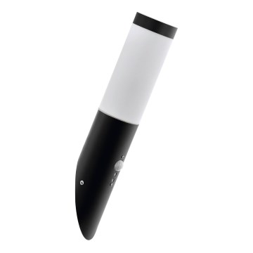 Eglo 79544 - Spoljašnja zidna lampa sa senzorom MONTALLEGRO 1xE27/15W/230V IP44 crno