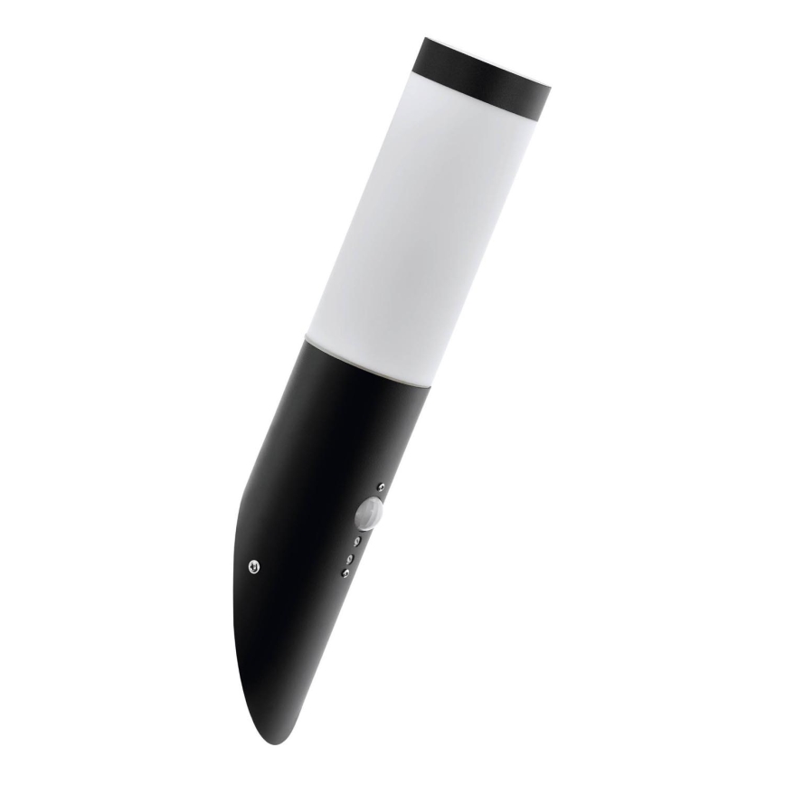 Eglo 79544 - Spoljašnja zidna lampa sa senzorom MONTALLEGRO 1xE27/15W/230V IP44 crno