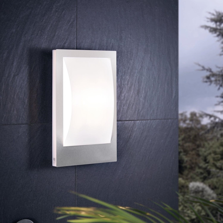 Eglo 79591 - Spoljašnja zidna lampa FLAMMIGNANO 1xE27/9W/230V IP44 mat krom
