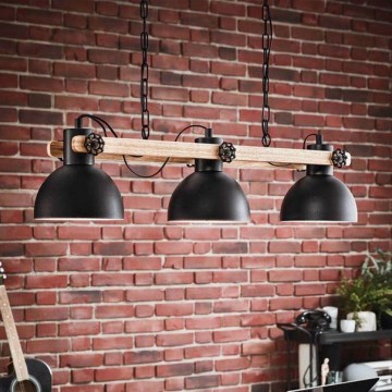 Eglo 79896 - Luster na lancu LUBENHAM 3xE27/28W/230V