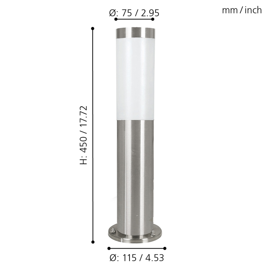 EGLO - Spoljna lampa 1xE27/15W/230V IP65
