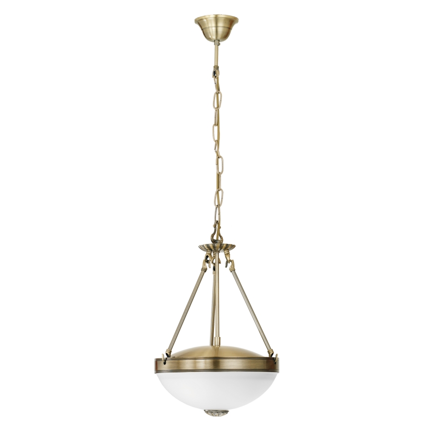 EGLO - Luster na lancu 2xE27/60W/230V bronzana