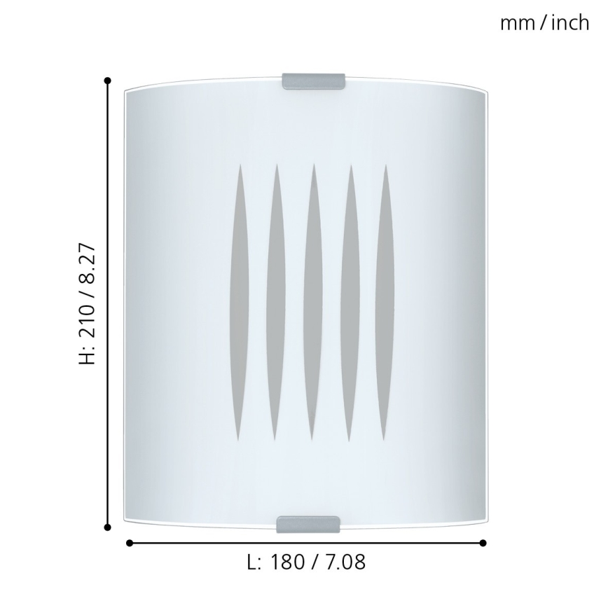 EGLO - Plafonska zidna lampa 1xE27/60W