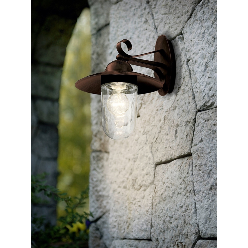 EGLO - Spoljašnja zidna lampa 1xE27/60W IP44