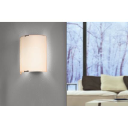 EGLO - Plafonska zidna lampa 1xE27/60W bela