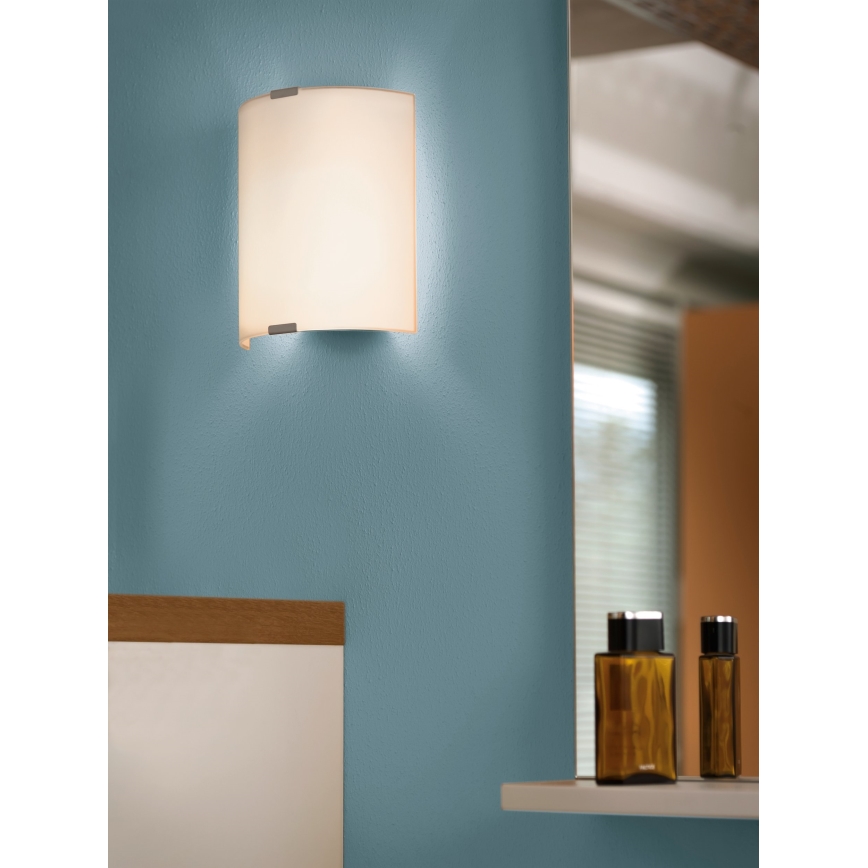 EGLO - Plafonska zidna lampa 1xE27/60W bela