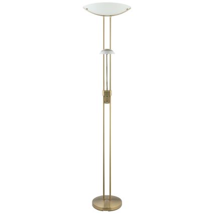 EGLO - Prigušiva podna lampa BAYA 1xR7s/230W + 1xG9/33W bronzana