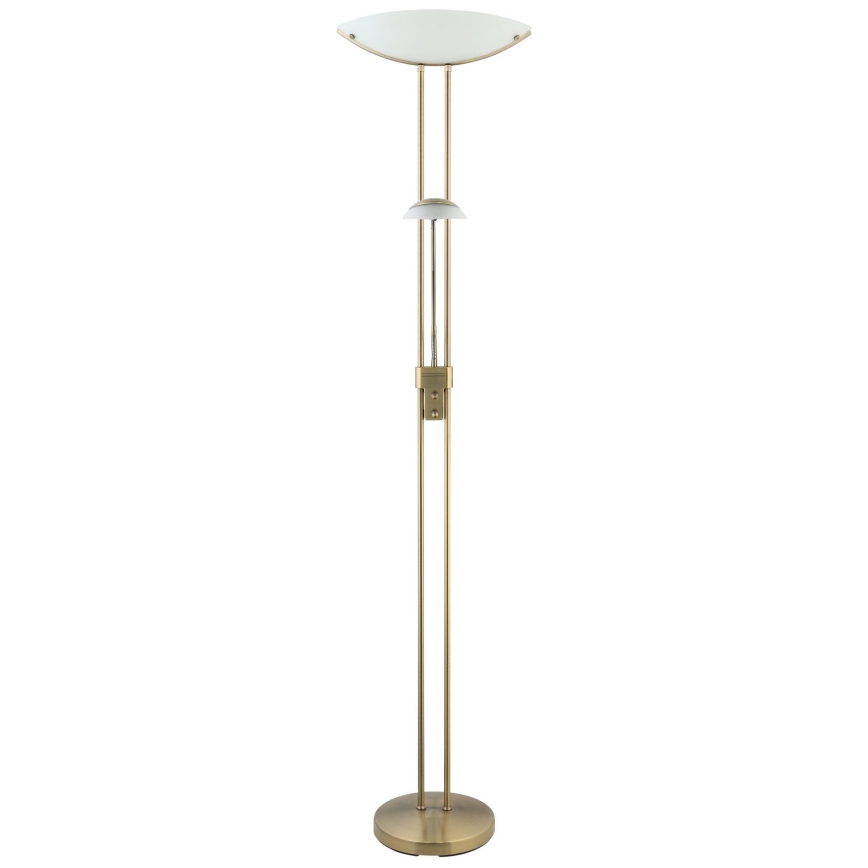 EGLO - Prigušiva podna lampa BAYA 1xR7s/230W + 1xG9/33W bronzana