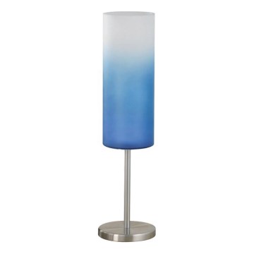 Eglo 85999 - Stona lampa TROY plavo 1xE27/100W/230V plava