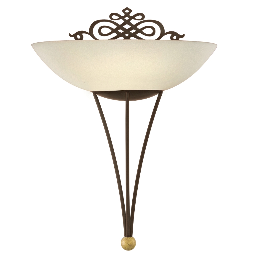 EGLO - Zidna lampa 1 x E27/60W antička braon / zlatna