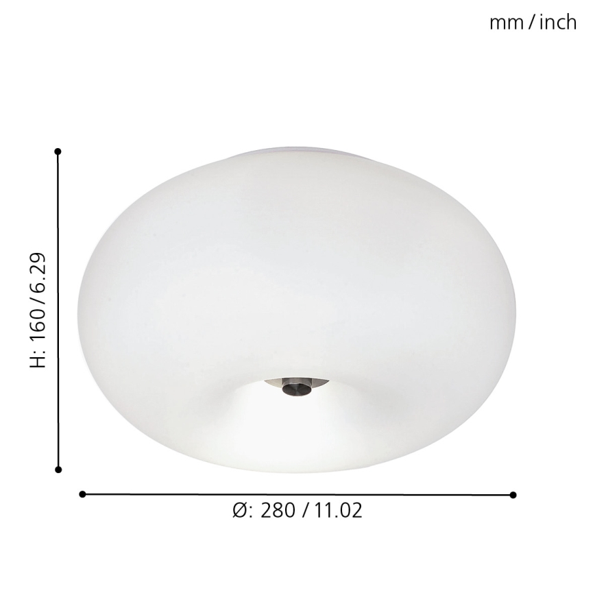 EGLO - Plafonjera OPTICA 2xE27/60W pr. 28 cm