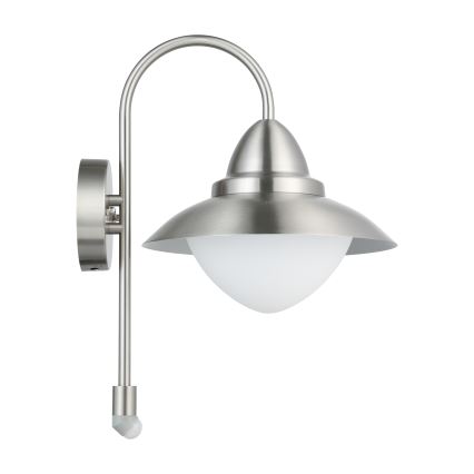 EGLO - Spoljašnja zidna lampa sa senzorom 1xE27/60W IP44