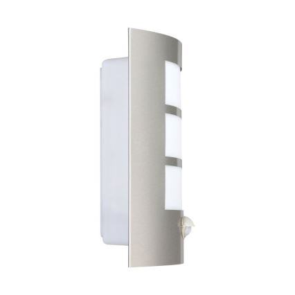 EGLO - Spoljašnja zidna lampa sa senzorom 1xE27/15W/230V IP44