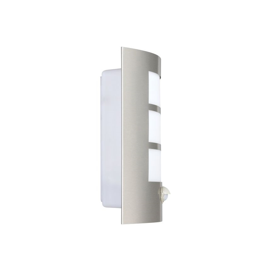 EGLO - Spoljašnja zidna lampa sa senzorom 1xE27/15W/230V IP44