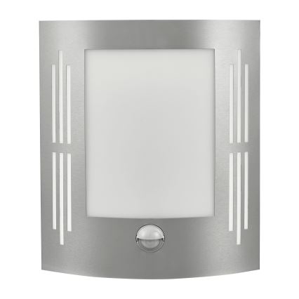 EGLO - Spoljašnja zidna lampa sa senzorom 1xE27/15W/230V IP44
