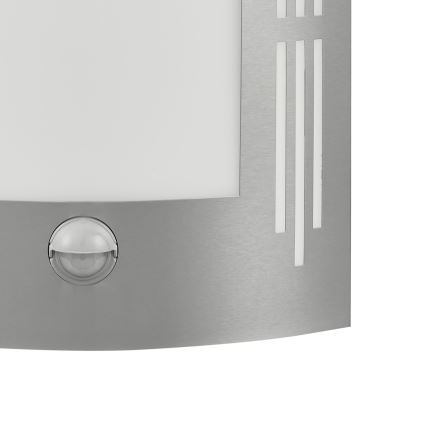 EGLO - Spoljašnja zidna lampa sa senzorom 1xE27/15W/230V IP44