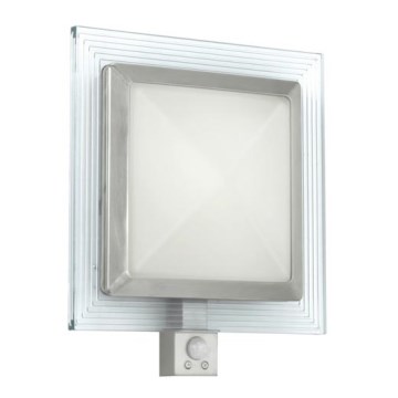 EGLO 88163 - Spoljašnja zidna lampa sa senzorom PALI 1xE27/15W + 1xLED/1,28W
