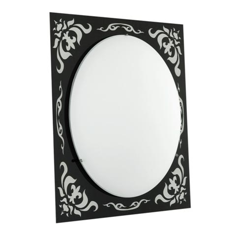 EGLO 89262 - Zidna plafonjera SCALEA 1xE27/60W crno / bela