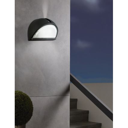 EGLO - Spoljašnja zidna lampa 1xE27/60W crno IP44