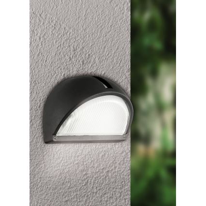 EGLO - Spoljašnja zidna lampa 1xE27/60W crno IP44