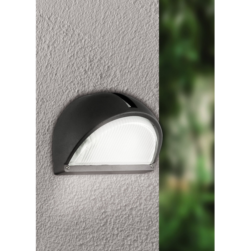 EGLO - Spoljašnja zidna lampa 1xE27/60W crno IP44