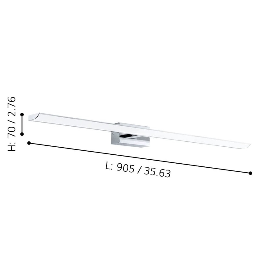 Eglo - LED RGBW prigušiva kupatilska rasveta za ogledalo 21,5W/230V IP44 ZigBee