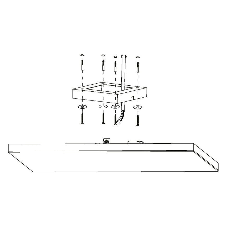 Eglo - LED RGBW prigušiva stropna svetiljka LED/32,4W/230V ZigBee