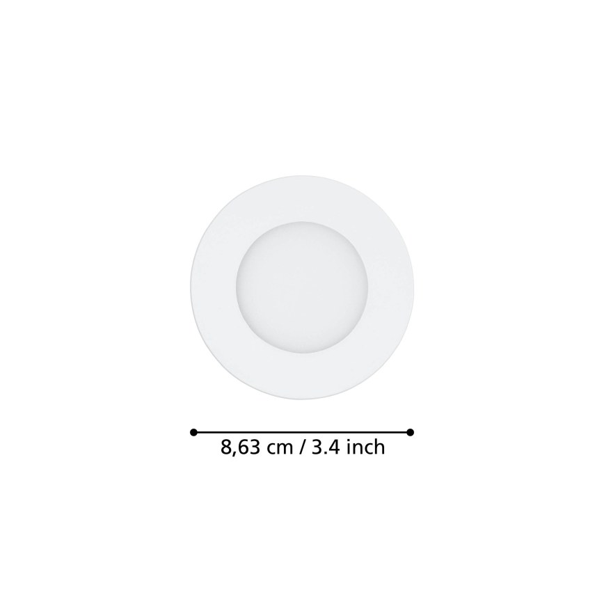 Eglo - ET 3x LED Prigušivo svetlo FUEVA-Z  LED/2,8W/230V IP44