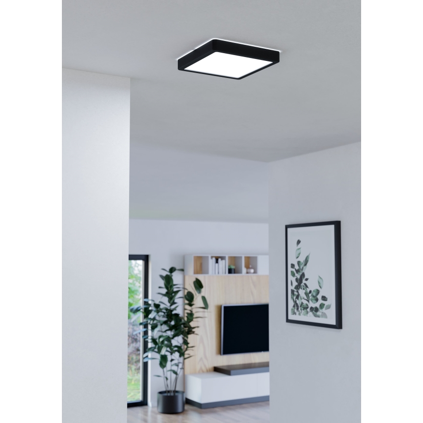 Eglo - LED prigušiva kupatilska plafonska svetiljka LED/16,5W/230V IP44 ZigBee 21x21 cm