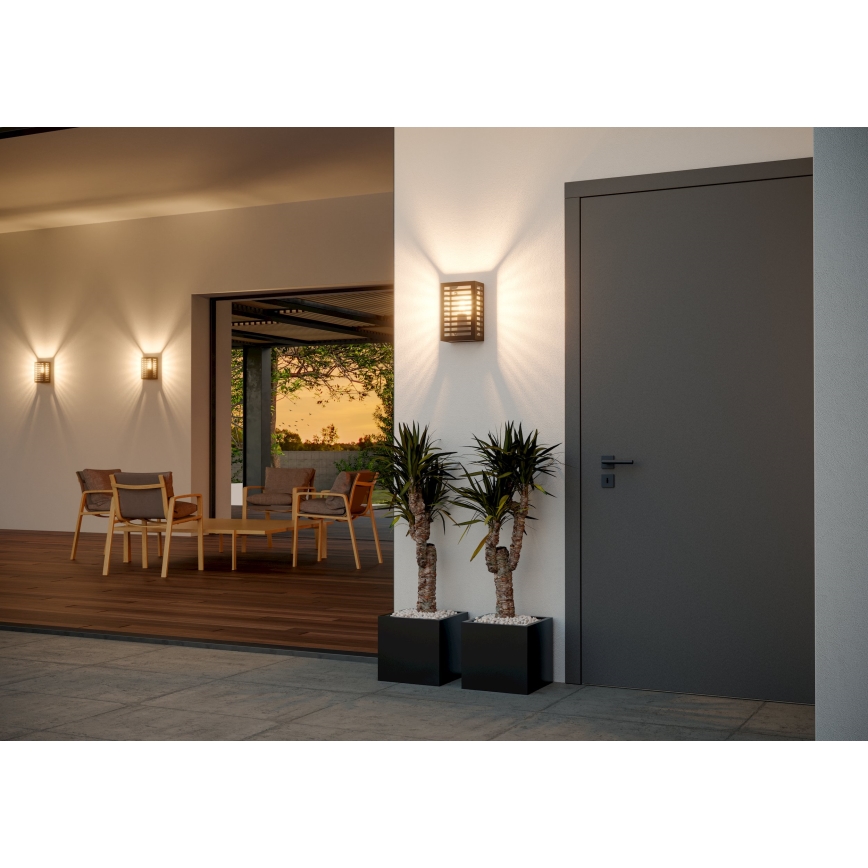 Eglo - Spoljašnja zidna lampa 1xE27/60W/230V IP44