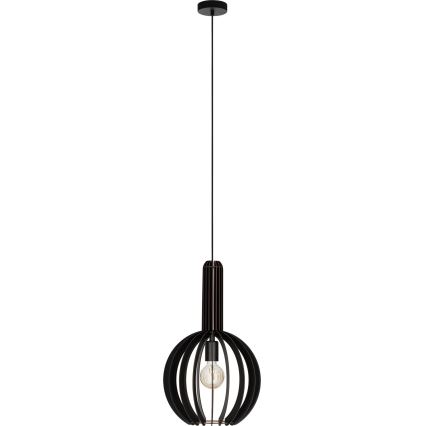 Eglo - Luster na sajli 1xE27/40W/230V pr. 31 cm crno