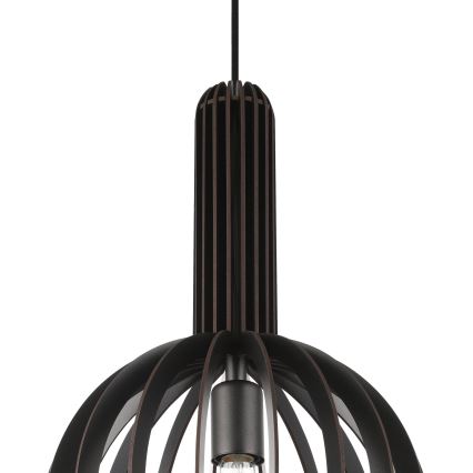 Eglo - Luster na sajli 1xE27/40W/230V pr. 31 cm crno