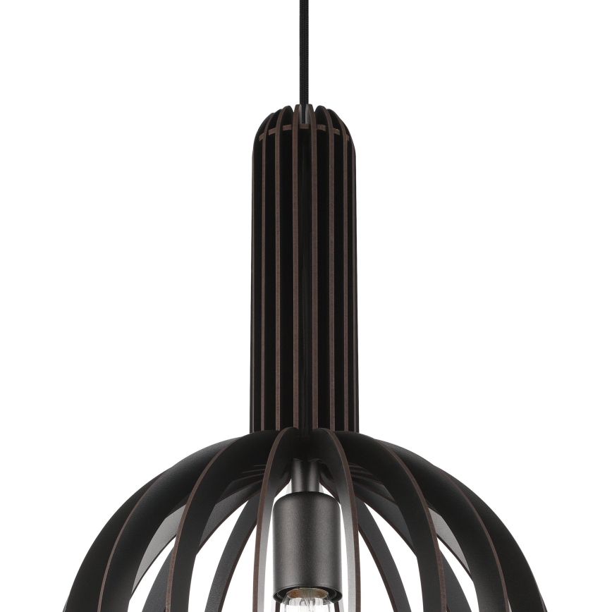 Eglo - Luster na sajli 1xE27/40W/230V pr. 31 cm crno