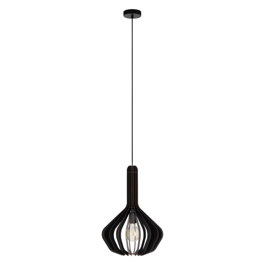 Eglo - Luster na sajli 1xE27/40W/230V pr. 38 cm crno