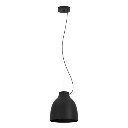 Eglo - Luster na sajli 1xE27/40W/230V crno