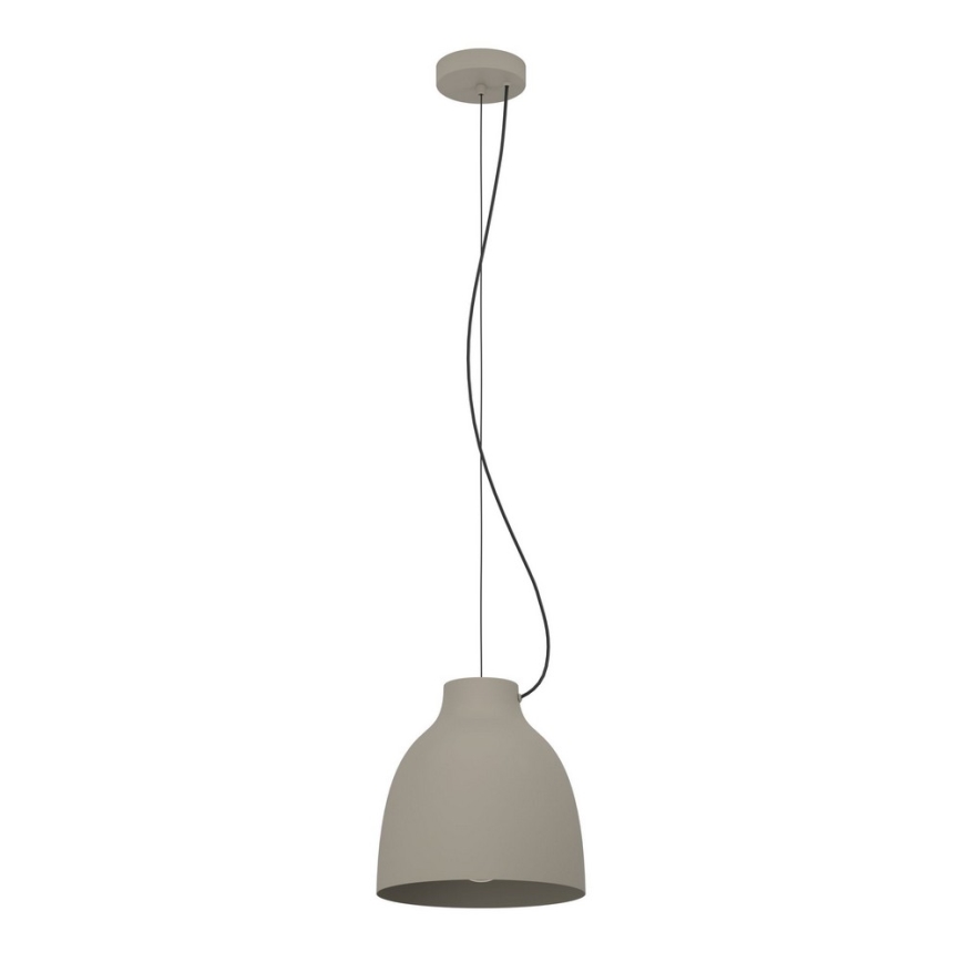 Eglo - Luster na sajli 1xE27/40W/230V sivo