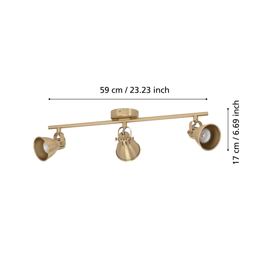 Eglo - LED spot svetiljka 3xGU10/3W/230V