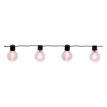 Eglo - spoljašnja dekorativna LED girlanda 16xLED/0,064W/24V IP44 crna