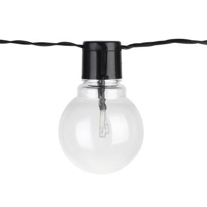 Eglo - spoljašnja dekorativna LED girlanda 16xLED/0,064W/24V IP44 crna