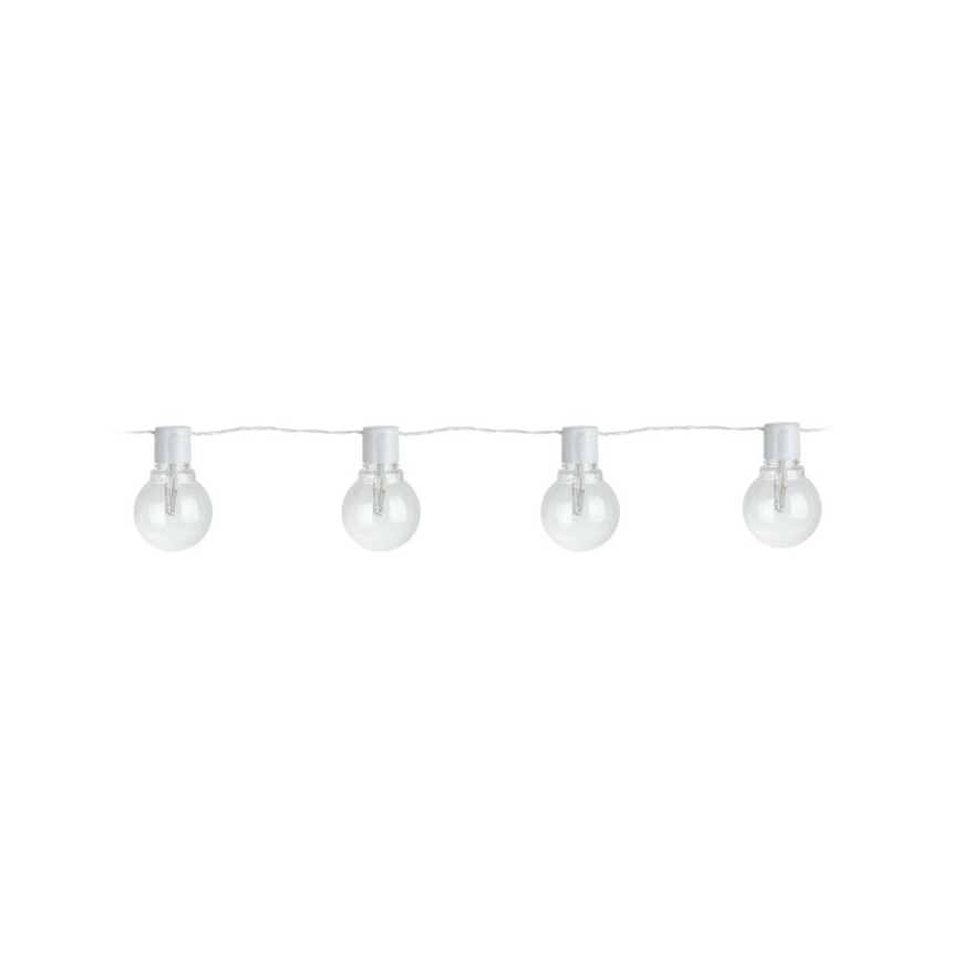 Eglo - LED spoljašnja dekorativna girlanda 16xLED/0,064W/24V IP44 bela