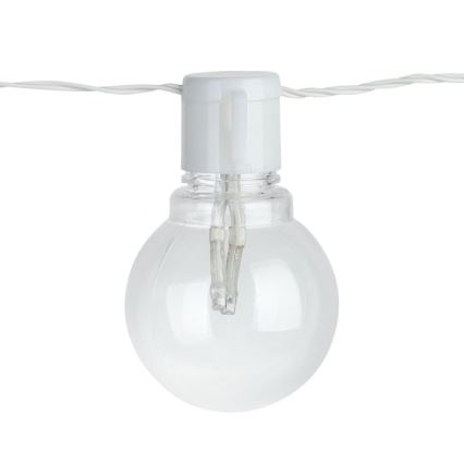 Eglo - LED spoljašnja dekorativna girlanda 16xLED/0,064W/24V IP44 bela