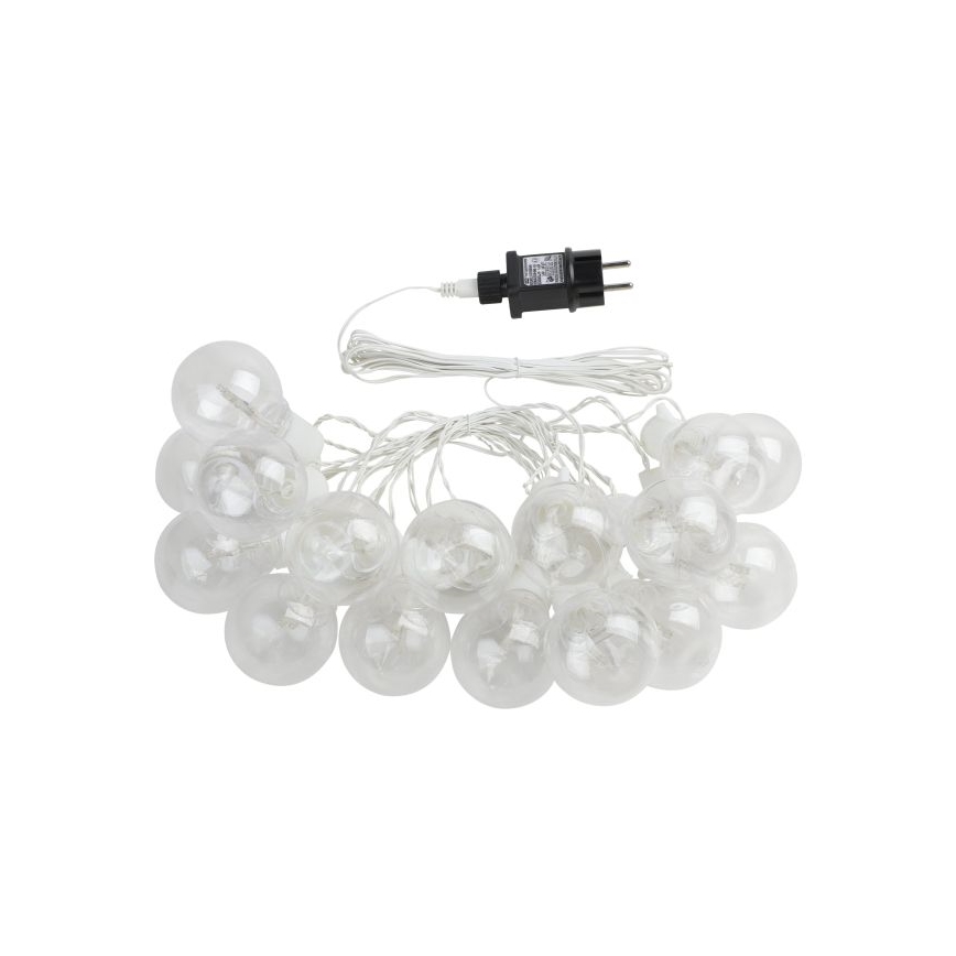 Eglo - LED spoljašnja dekorativna girlanda 16xLED/0,064W/24V IP44 bela