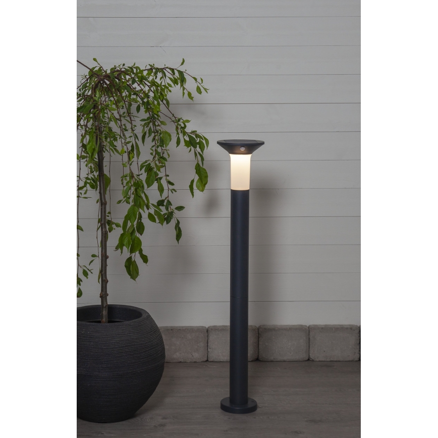 Eglo - LED Spoljašnja solarna lampa sa senzorom 6xLED/0,03W/3,7V IP44