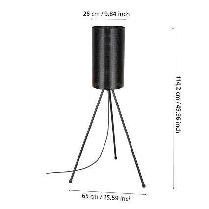 Eglo - Spoljašnja podna lampa 1xE27/40W/230V IP44