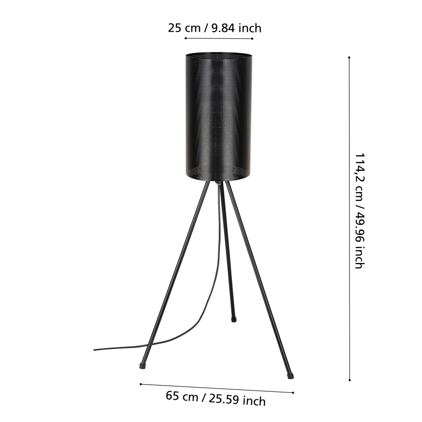 Eglo - Spoljašnja podna lampa 1xE27/40W/230V IP44