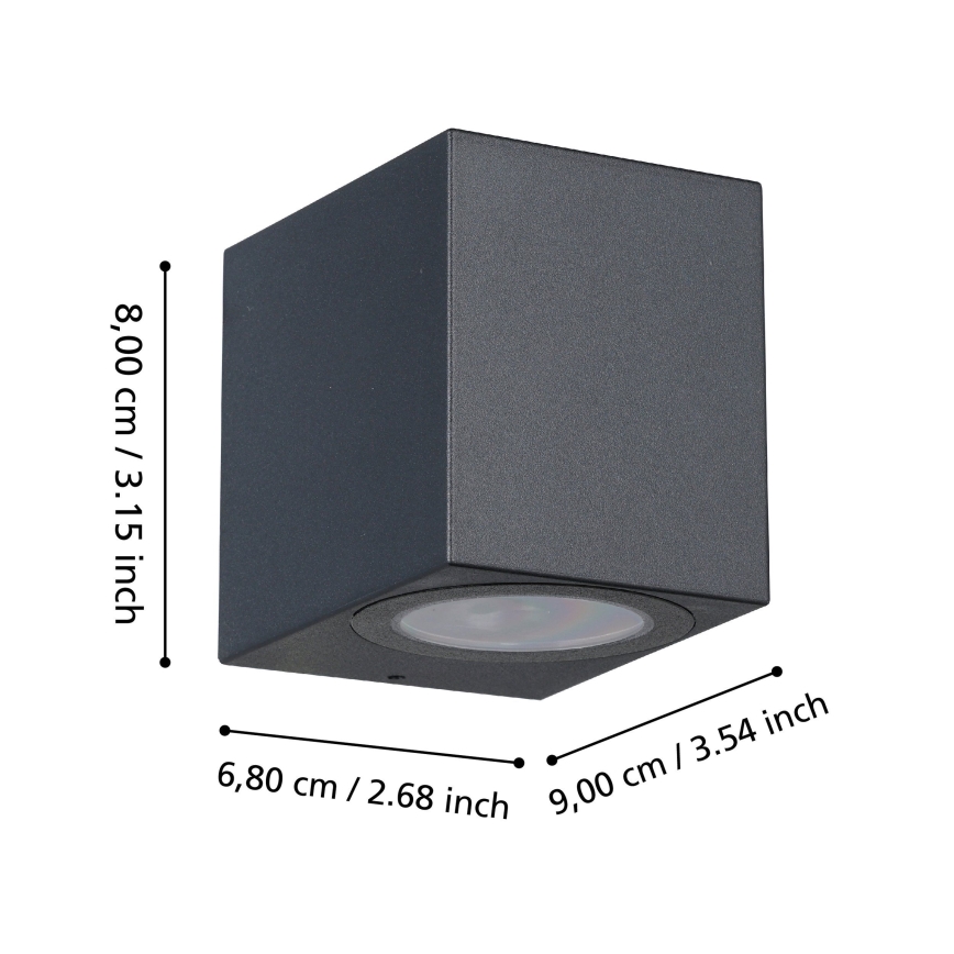 Eglo - LED Spoljna zidna lampa 1xGU10/4,6W/230V IP44