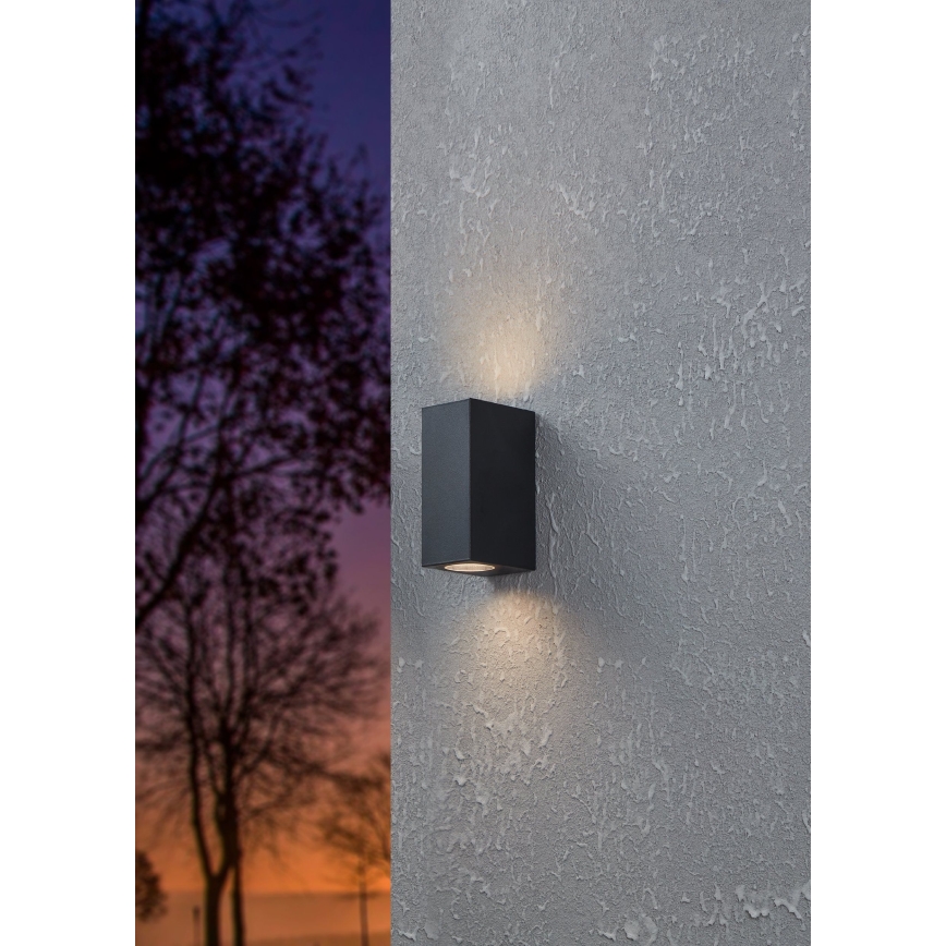 Eglo - LED Spoljna zidna lampa 2xGU10/4,6W/230V IP44